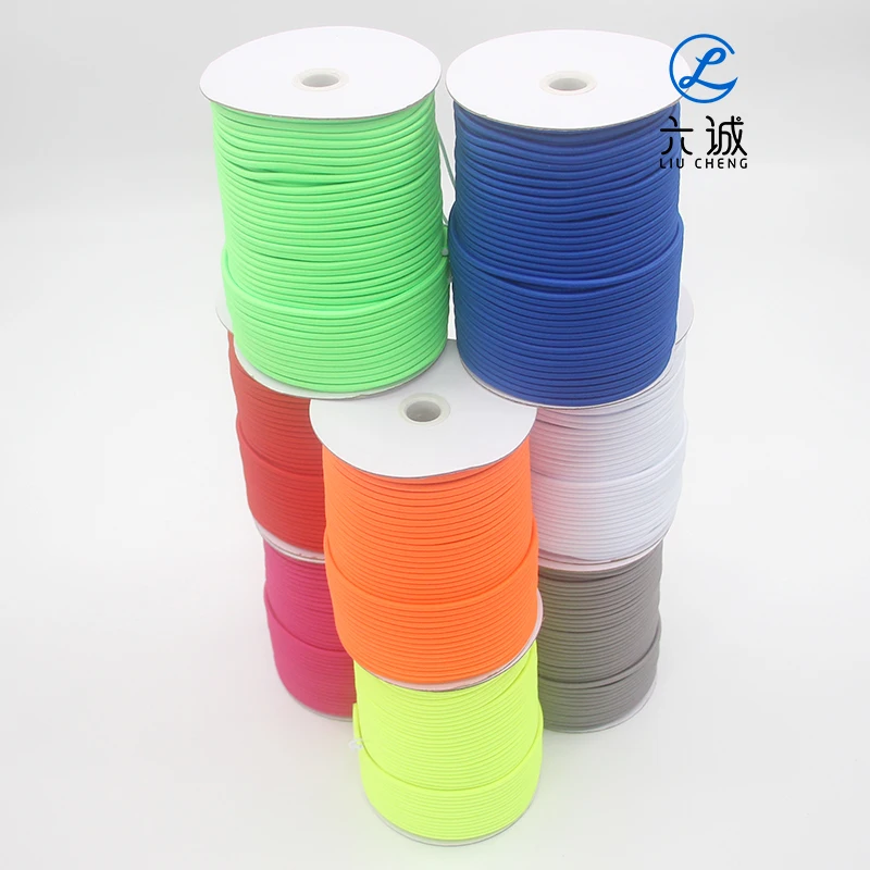 

liucheng High Quality Bungee Rainbow Color Cord  Elastic Rope, Picture color