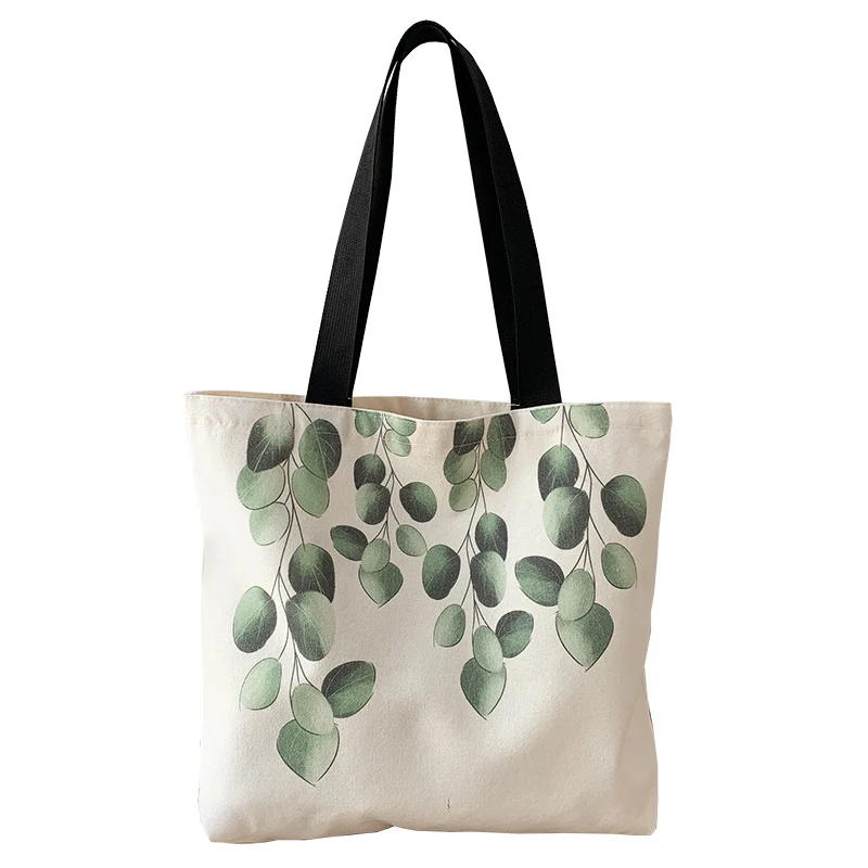 

Promotional Custom Logo Printed Organic Calico Cotton Bag Canvas Tote Bag
