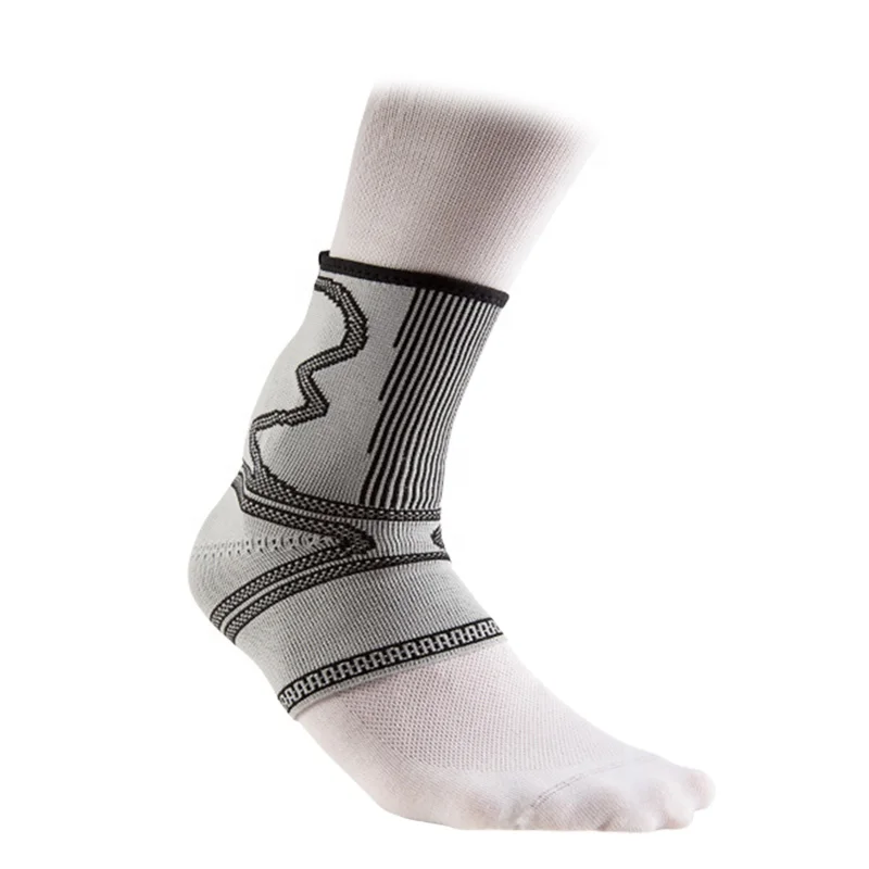 

top selling Men's sport ankle brace highly elastic ankle brace sleeve prevent swelling, Black,grey ankle brace