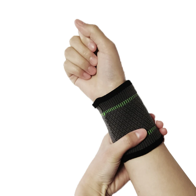 

Amazon hot band for Wrist Support Sports Gym Running wrist sweat band for sport users, Green