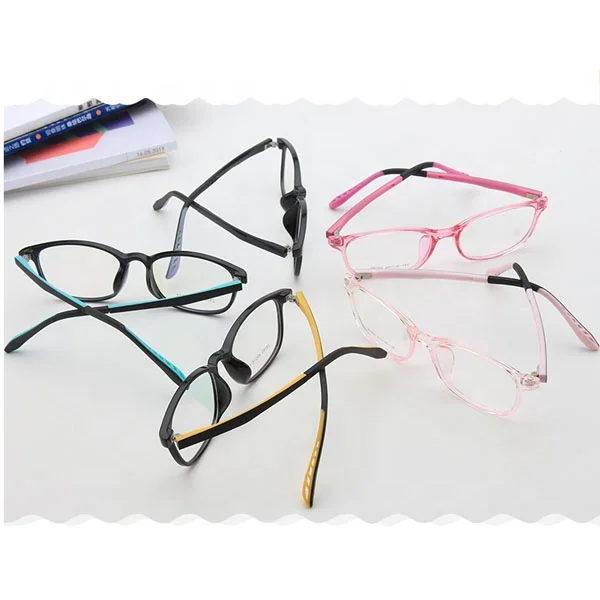 

fashion high quality optical custom logo tr90 rectangle frames anti blue light blocking kids children glasses eyewear eyeglasses, Same as photo