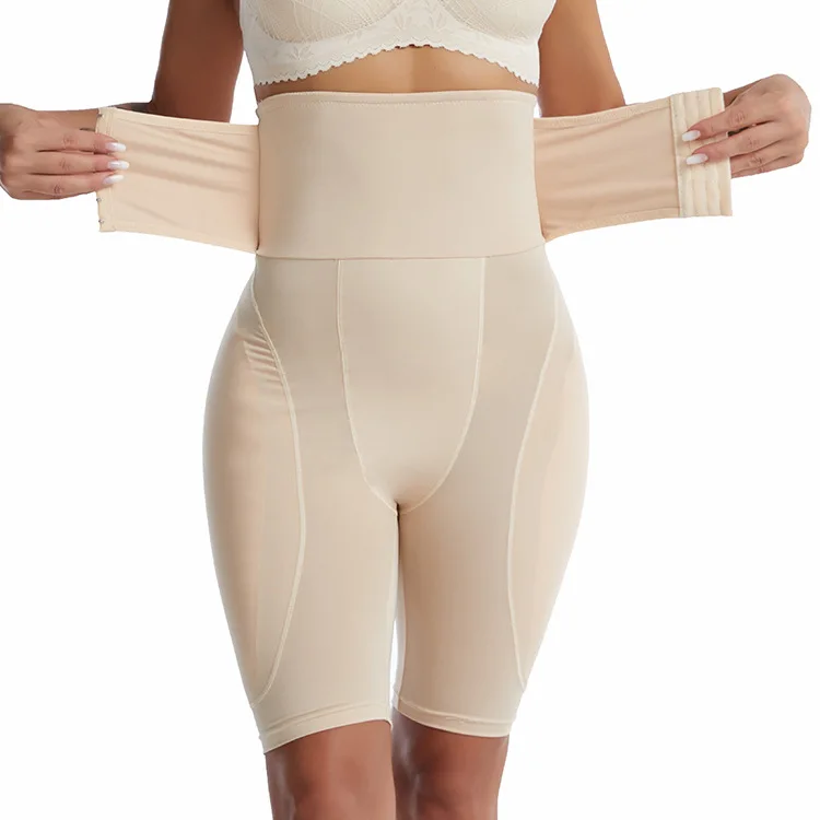 Postpartum Girdle High Waist Padded Control Panties Butt Lifter Waist Trainer Shapewear Slimming Underwear