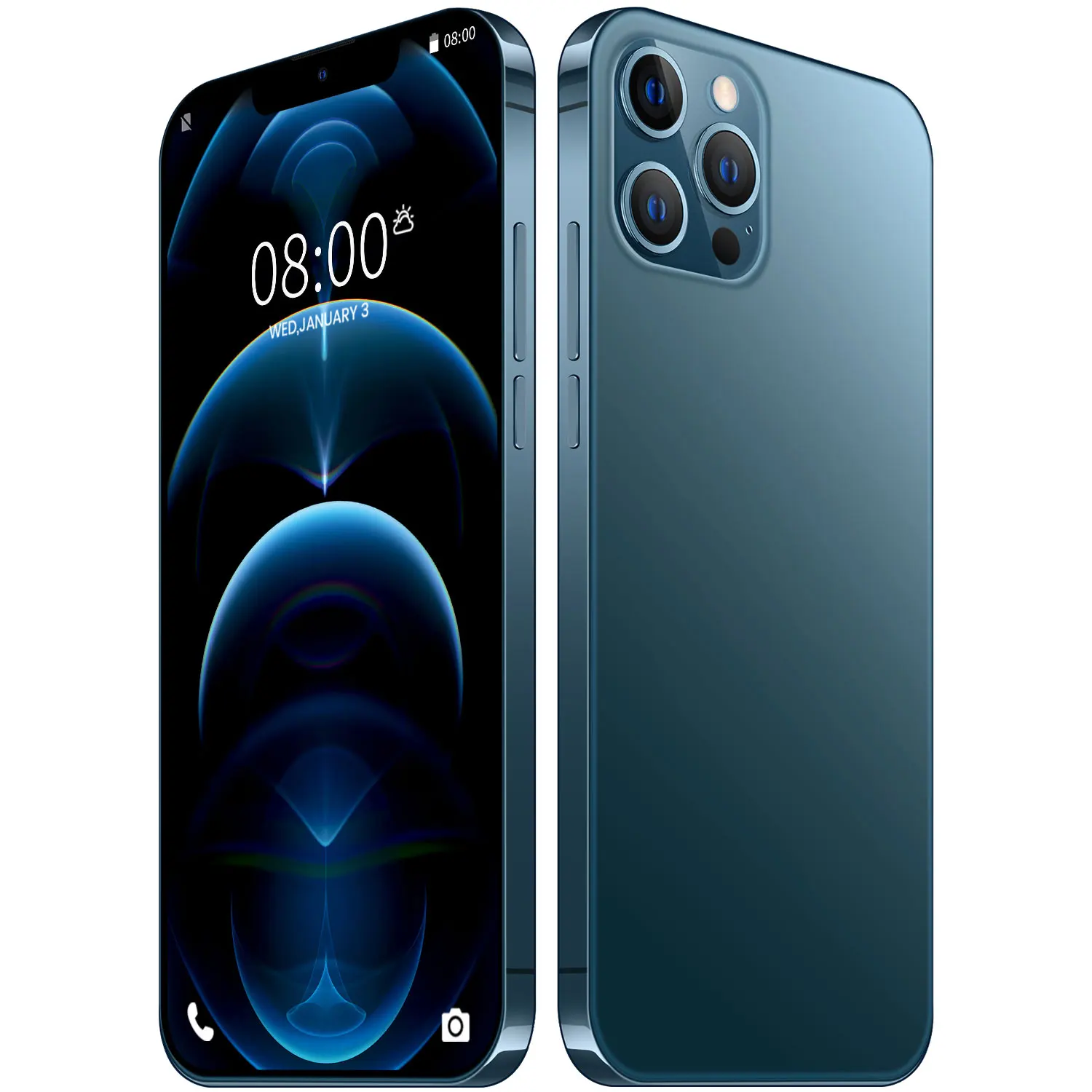 

Phone i 12 Pro MAX 6.7 inch Android Smartphones 12GB+512GB 10-Core 5G LET Cellphones 4 Camera cell phone, Black. blue. gold.white