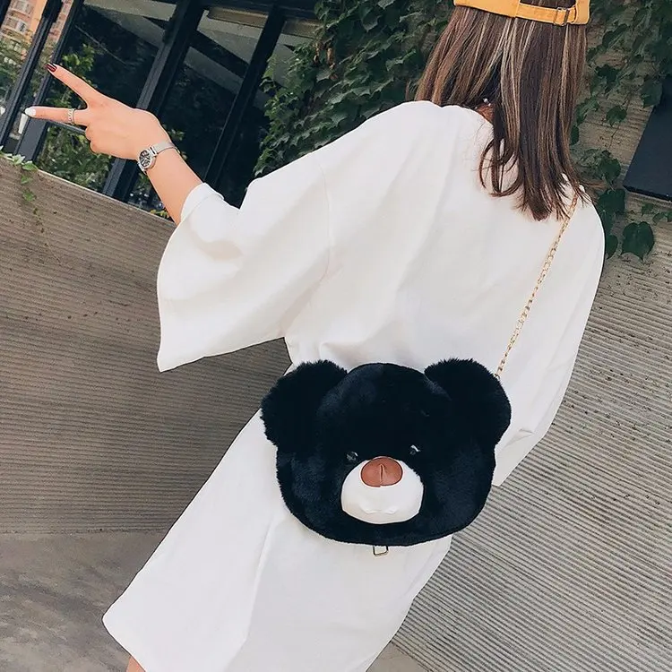 product-2020 Summer Japan Duffy Bear Bag Ladies Plush Shoulder Cute Bag Cartoon Stuffed Bear Plush B