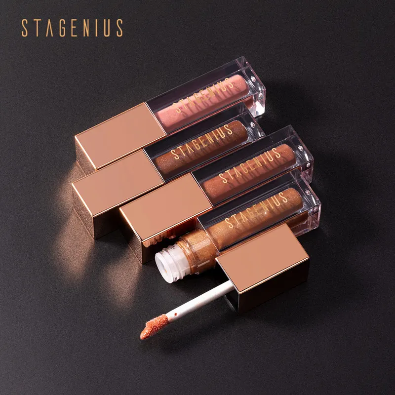 

Stagenius Most Popular Shiny Lipglosses Glitter High Shine Lip Lacquer Makeup Smooth Buildable Intense Glitter Lip Gloss