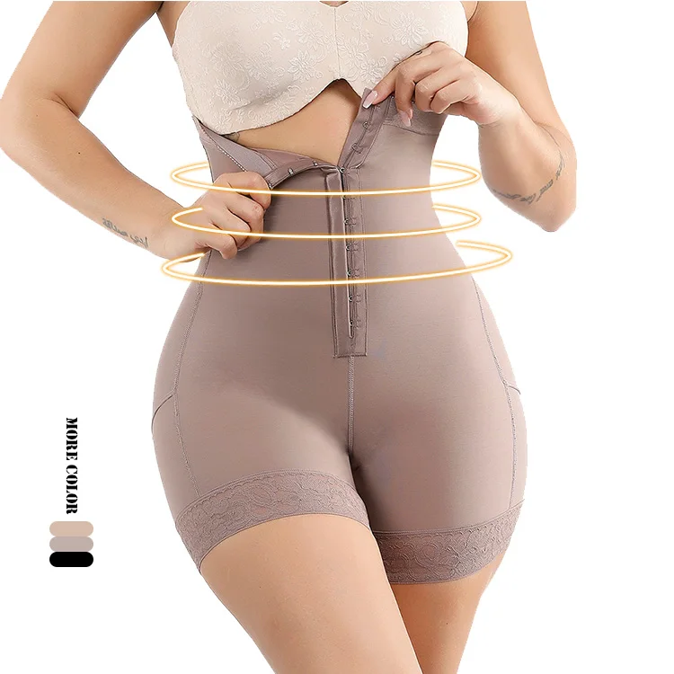 

Wholesale Waist Tummy Control Enhancer Hip Lace Front Hook Women Butt Lifter Plus Size Shapewear