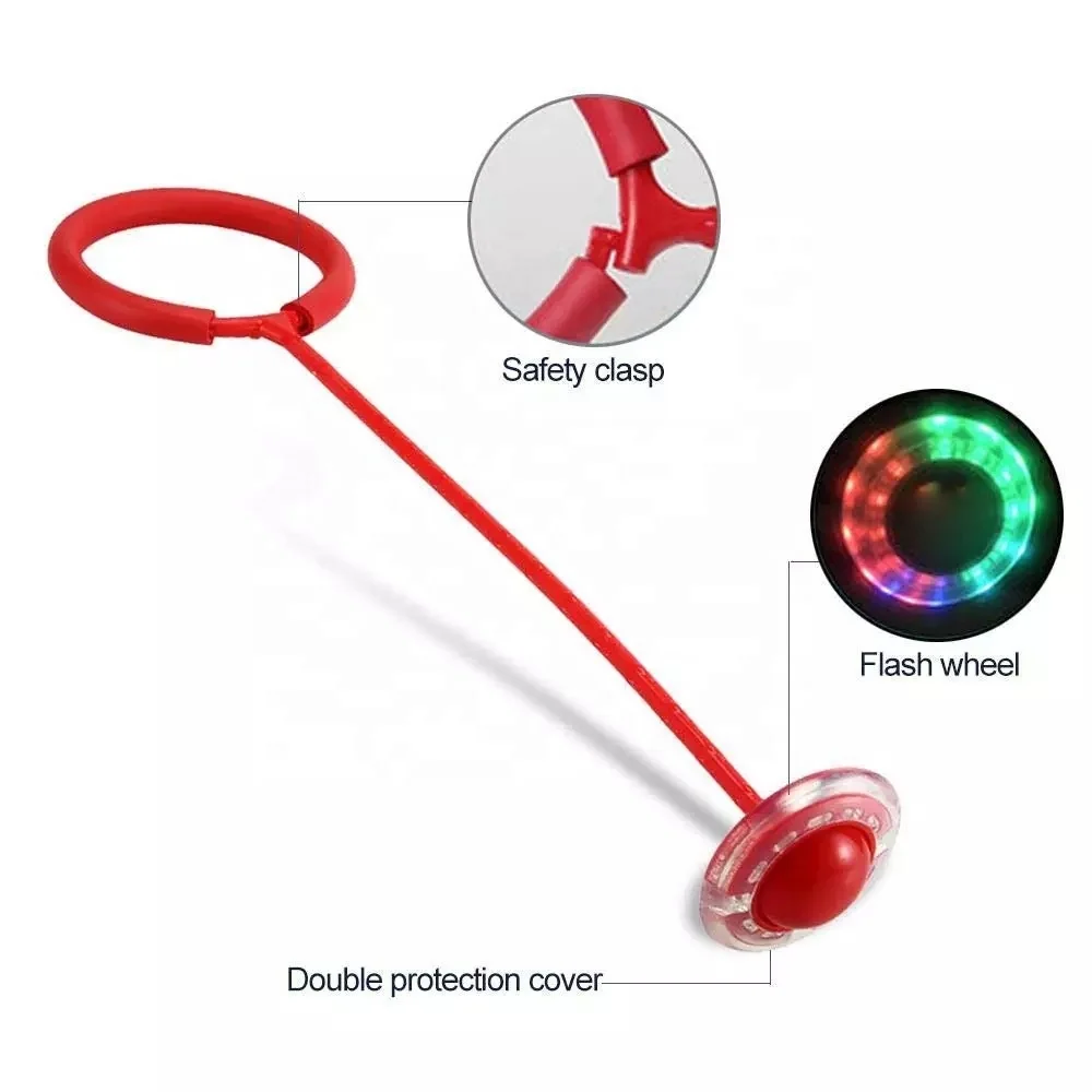 

Flash Jumping Rope Ball Kids Outdoor Fun Sports Toy LED Children Jumping Force Reaction Training Swing Ball Child-parent Games