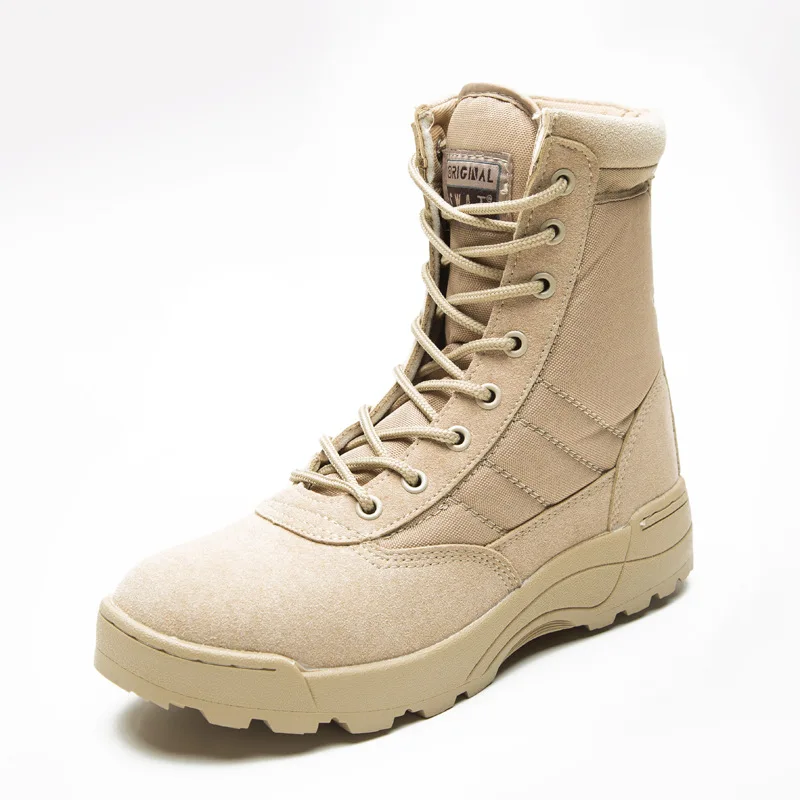 

Anti-slippery Hard-wearing 2020 American Long Winter Snow Military boots for men