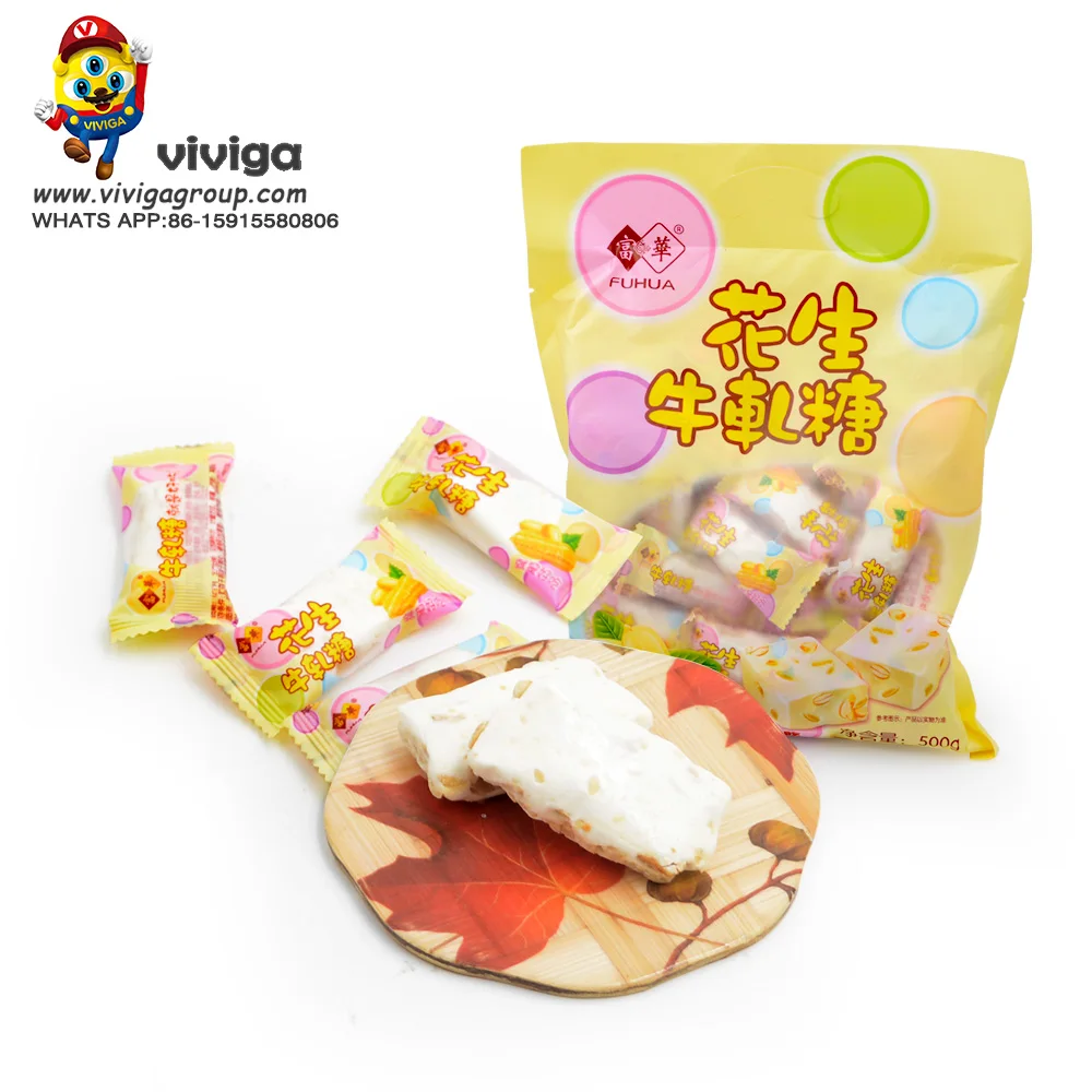 Handmade Peanuts Milk Flavor Sweet Taste Nougat Candy Buy High Quality Nougat Sweet Taste Nougat Milk Flavor Nougat Product On Alibaba Com