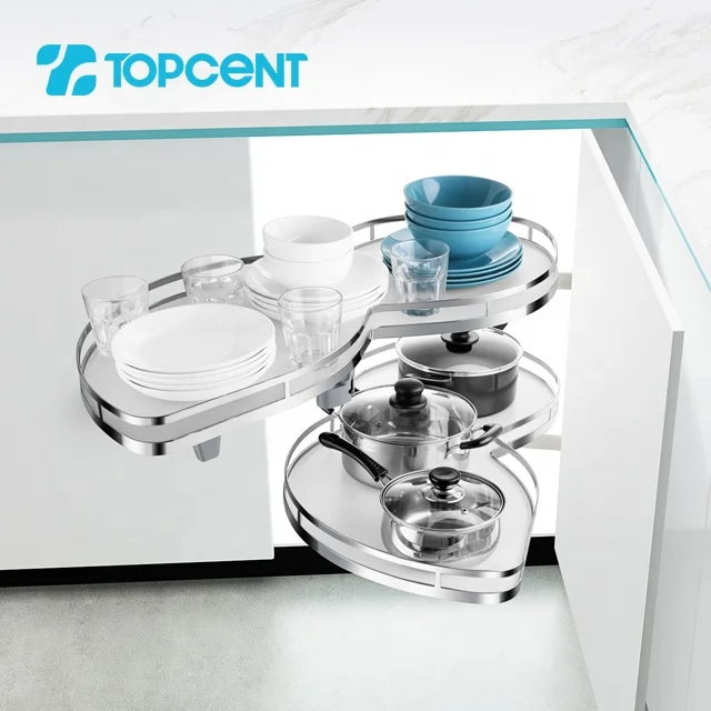 
Topcent functional kitchen magic storage basket pull out swing trays for drawer  (62407903760)