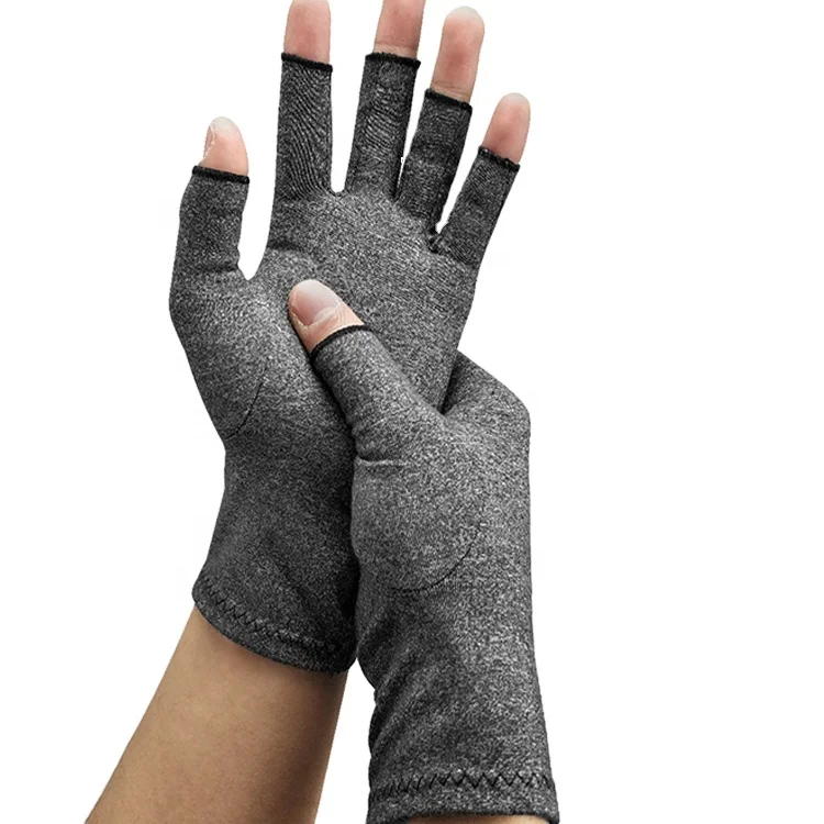 

Outdoor Gym Half Finger Therapeutic Recovery High-elastic Compression Therapy Gloves Windproof Gloves