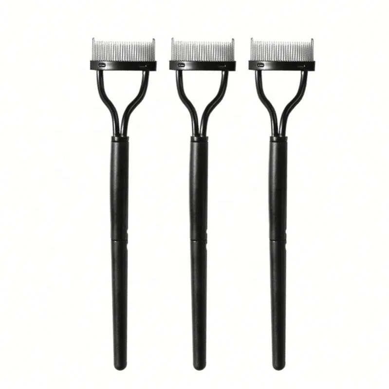 

Stainless Steel Folding Eyelash Brush Lash Separator Eyelash Comb