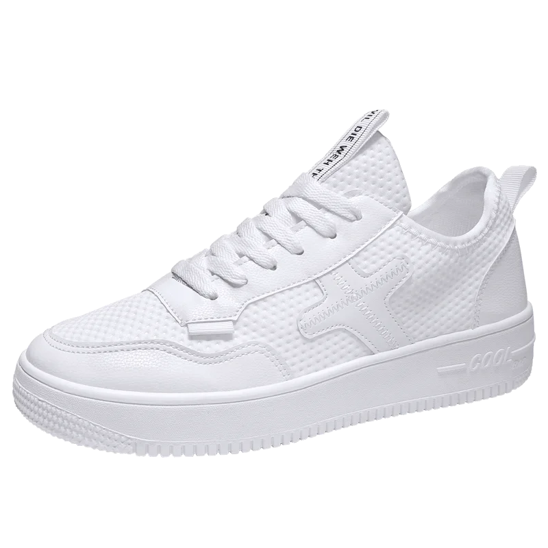 

Hot Selling Men Casual Shoes Comfortable Custom White Shoes Sneaker