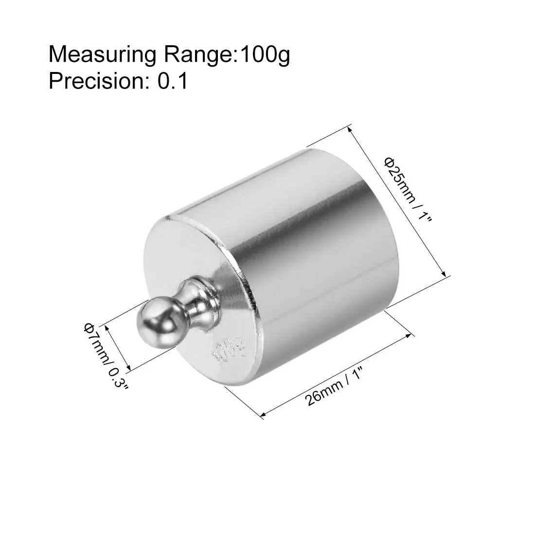 M2 Class 100g Standard Calibration Weight Precision Gram For Laboratory Digital Balance Jewelry