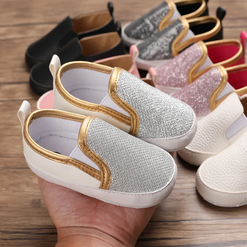 

Newborn baby girl sneakers soft bottom baby shoes 2020