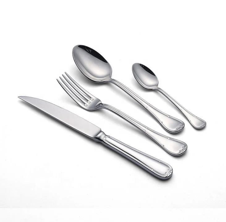 

Vintage 18/10 flatware stainless steel cutlery set, Luxury France Christofle couvert silverware set inox tableware, Copper