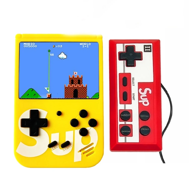 

SUP Game Box Super Mario Mini Retro Game Single Built-in 400 IN 1 Games 3 Inch Screen Support TV Out Handheld Portable Console, White