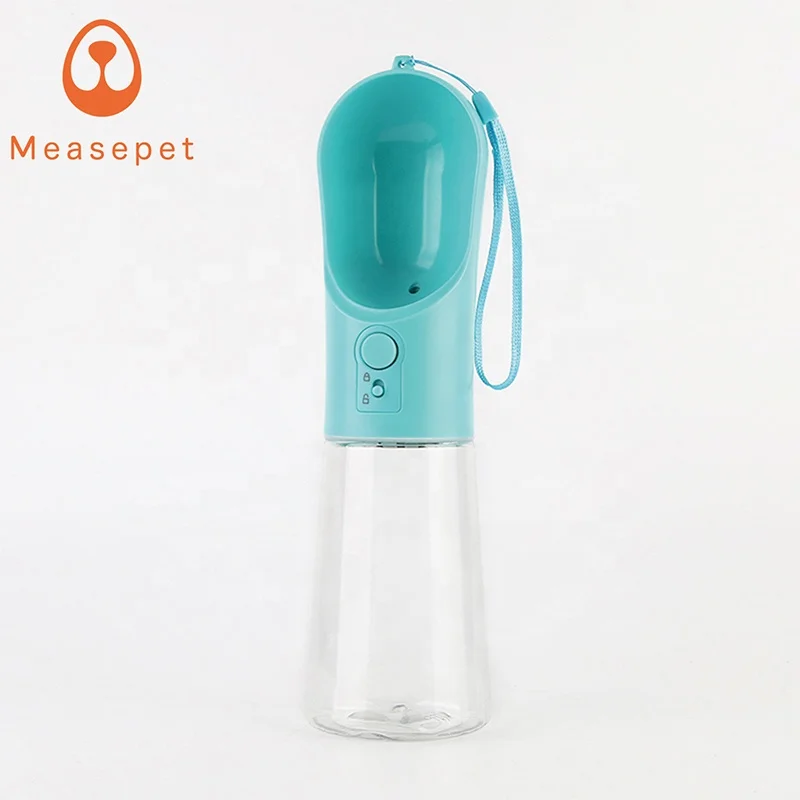 
Manufacturer Wholesale Price Free Logo Portable Travel Outdoor Pet Water Dispenser Feeder Dog Water Bottle 