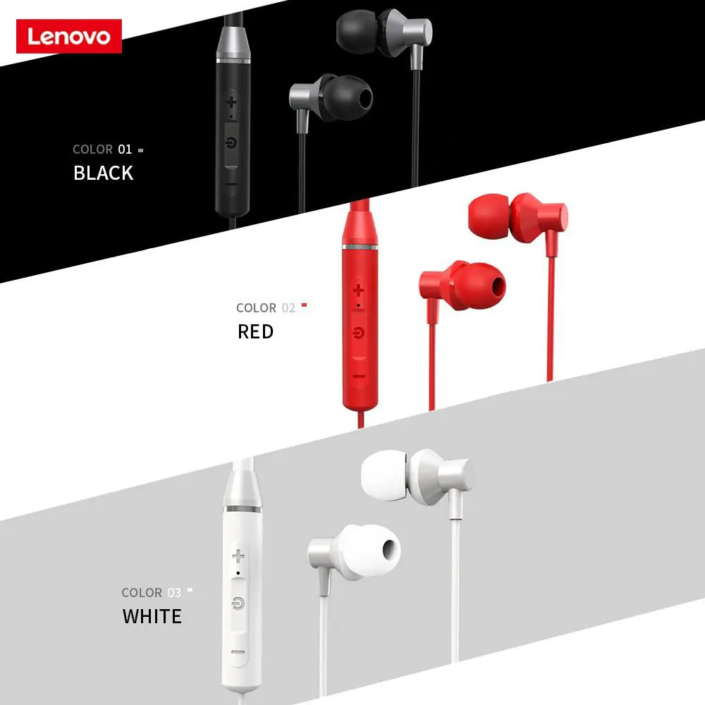 

Original Lenovo HE05 Hifi Wireless Headset IPX5 Waterproof Sports Earbuds Noise Cancelling Wireless Earphone