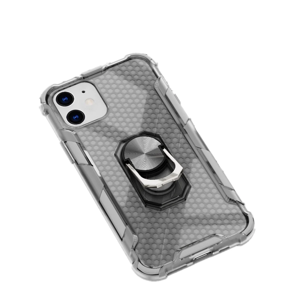 

Amazon hot-selling ring holder two-in-one mobile phone back cover case for iPhone12 11 pro max Protective sleeve phone shell, 4 colors