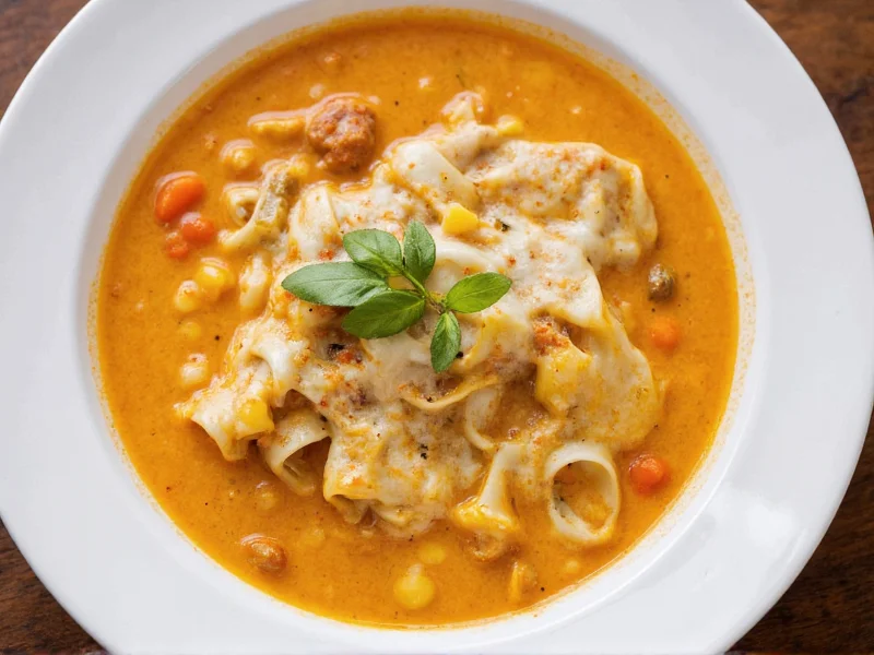 Zutaten für White Chicken Lasagna Soup