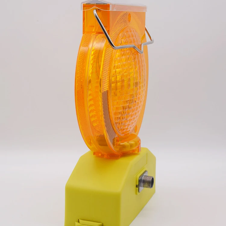 
Amber/Red Traffic Safety Warning Light Solar Barricade Lamp 
