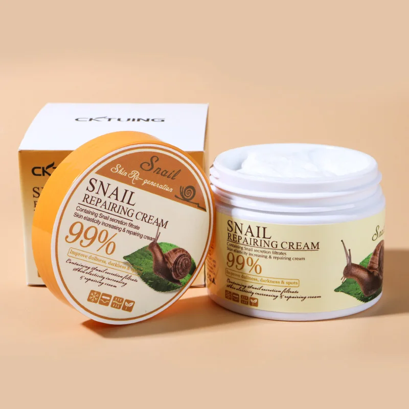 

China Supplier Glycerin Moisturizer Nourishing Snail Repair Cream Face Whitening