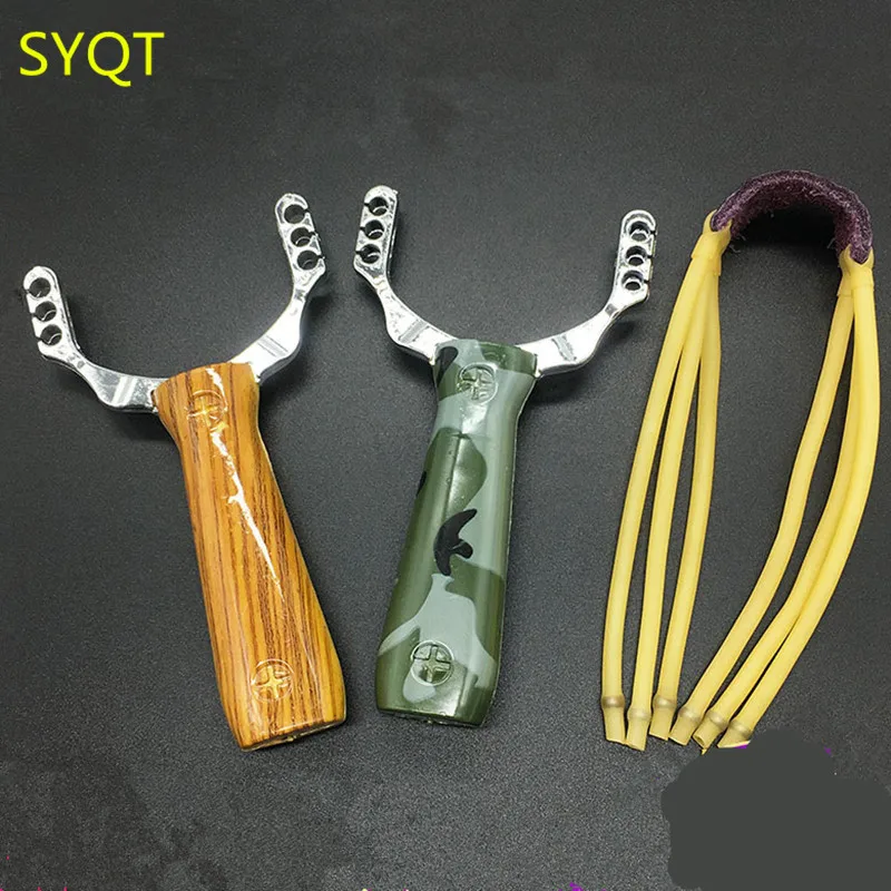 

Card ball Slingshot Powerful Sling Shot Aluminium Alloy Camouflage Bow Catapult Outdoor Hunting Slingshot Hunt Accessories