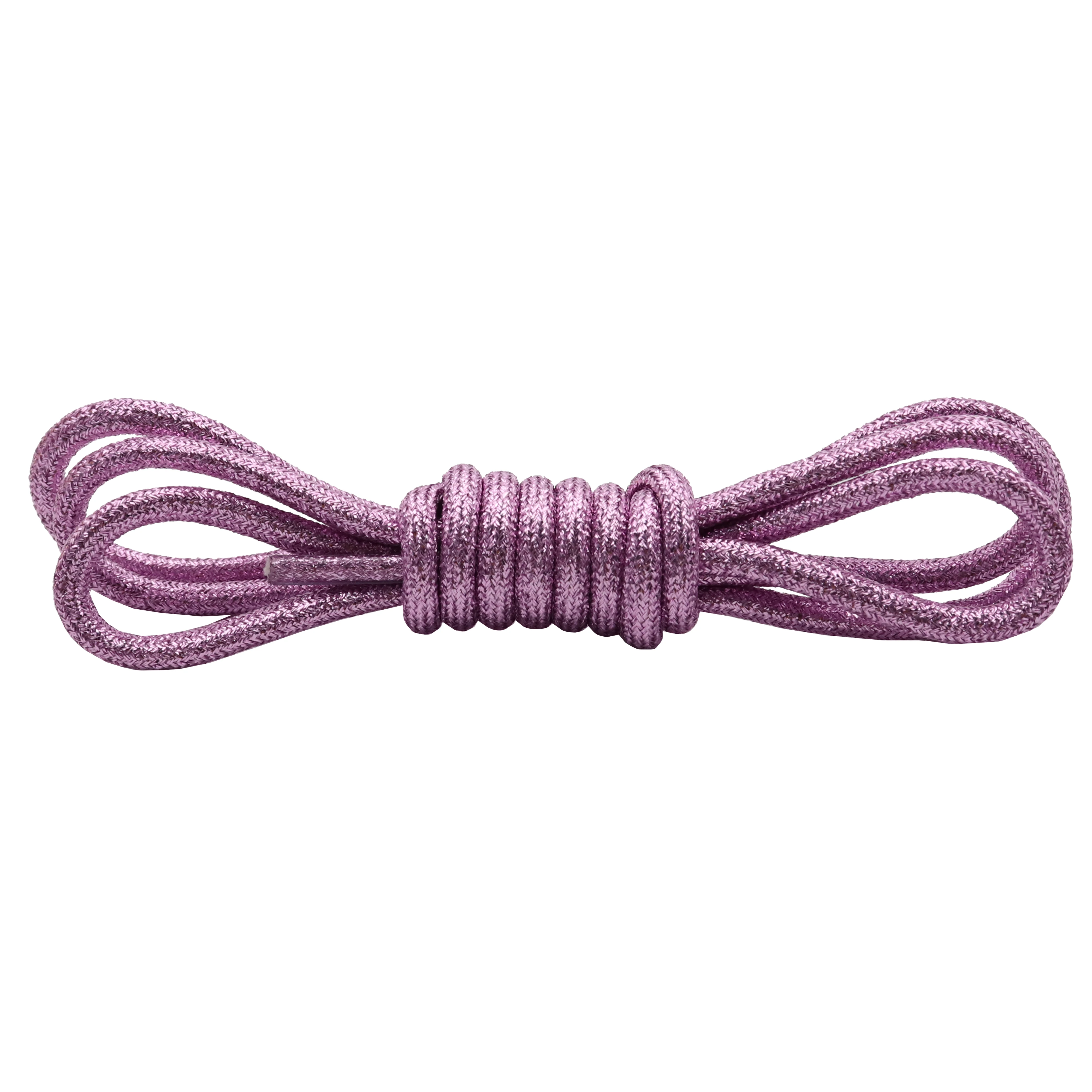 

XunaSi New Design Length 140 cm Support Custom Length And Width Solid Color Metal Wire Shoelaces For Trendy Women's shoes, Customized