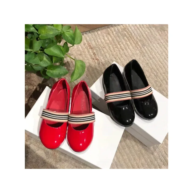 

Designer clothes Girls' leather shoes, princess shoes, leather black soft sole single spring and autumn children's small leather