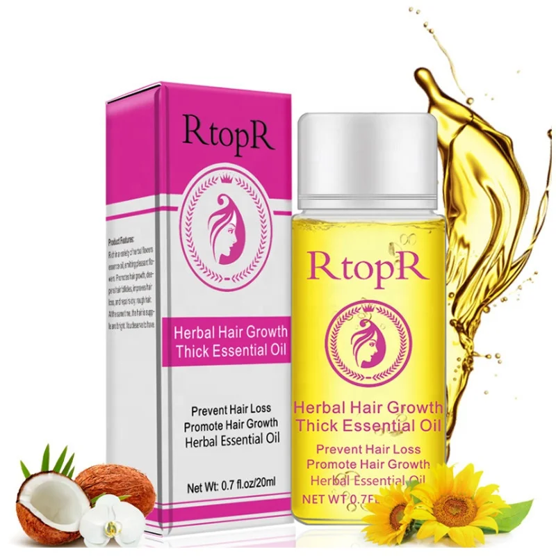 

RtopR Beauty Hair Care Promotes Thicker And Faster Growing Herbal Hair Regrowth Product Fast Hair Growth Oil Serum