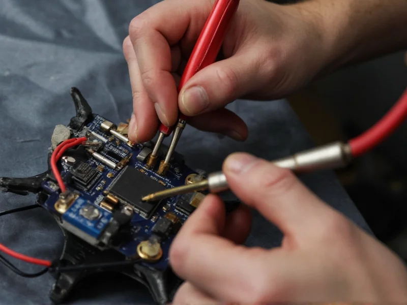 Soldering drone motor wires with precision