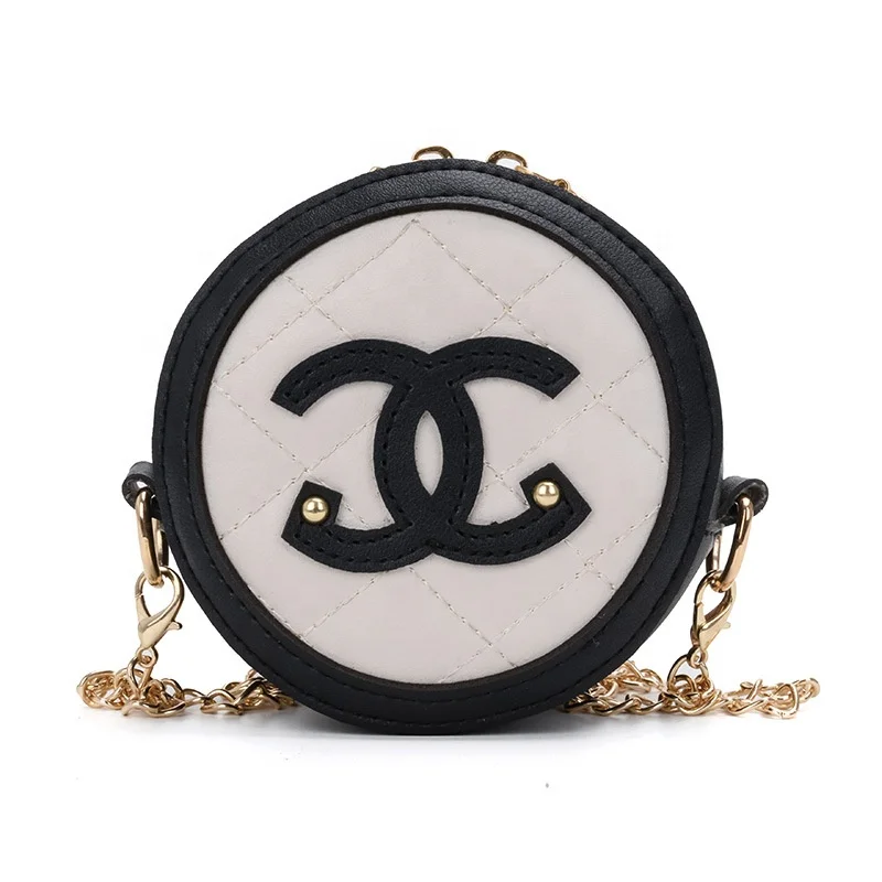 

2020 Korean children's one-shoulder fashion girl cross-body bag princess small round bag trend, 7 colors