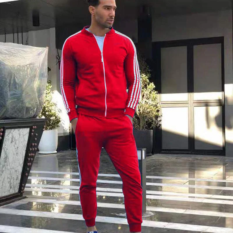 

Nice style Wholesale ready made jogger cropped sweatshirt hoodies sets men workout men's tracksuits