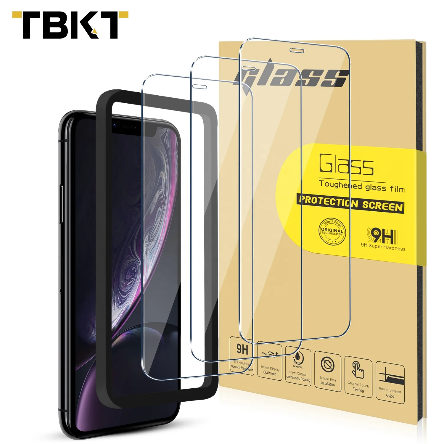 

0.33mm Screen Glass 9h Screen Protector 3D Fine hole Tempered Glass for iphone XR 6.1 Janpan Asahi Glass