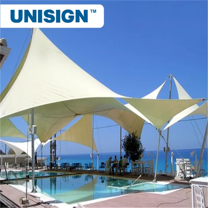 
Light Steel Frame Structure Rain Shade Tensile Membrane Structure Material,Canopy Tent Shelter Fabric 