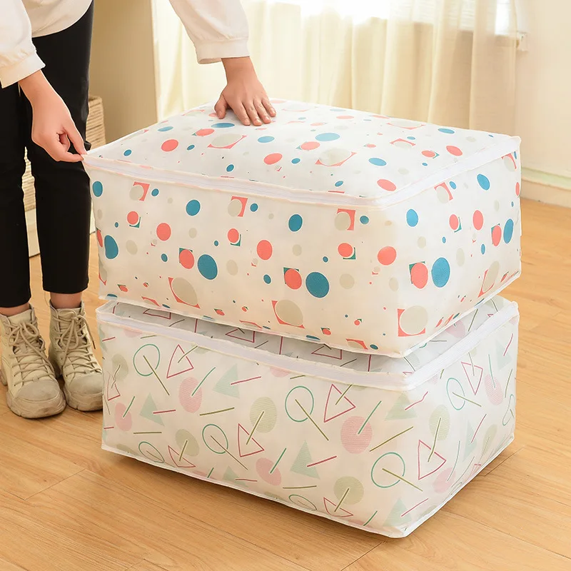 

Foldable Portable Travel Clothing Quilt Pillow Blanket Closet Organizer Moisture-proof Storage Bag Cosmetic Bag