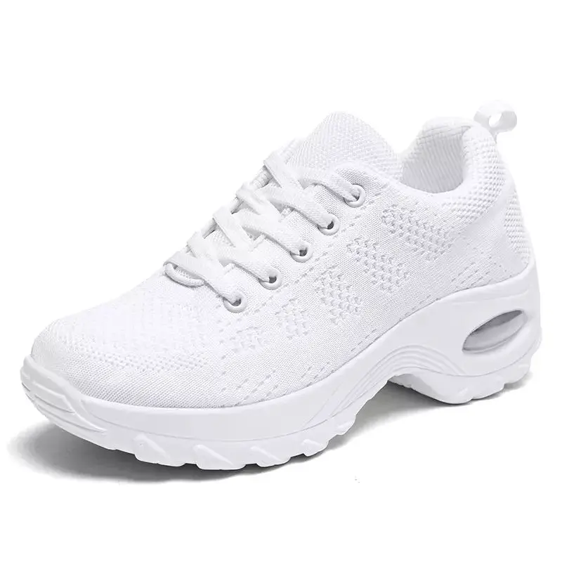 

DHL Free Shipping Shoes White Breathable Women's Mesh Upper Sport Shoes Outdoor Sport Jogging Sneakers