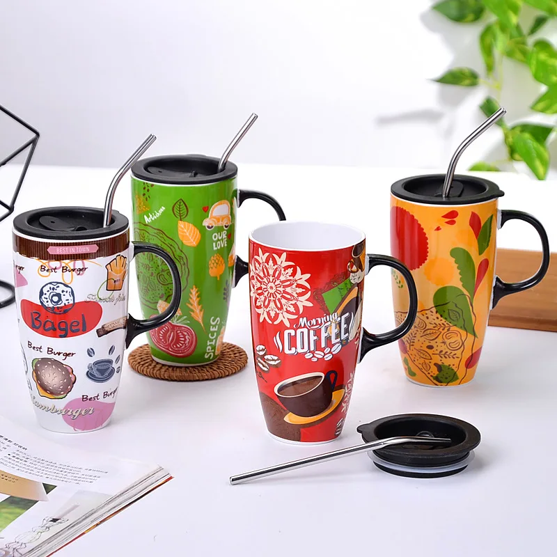 

wholesales cheap custom cute sublimation ceramic colorful tall porcelain coffee mugs for disney tumber