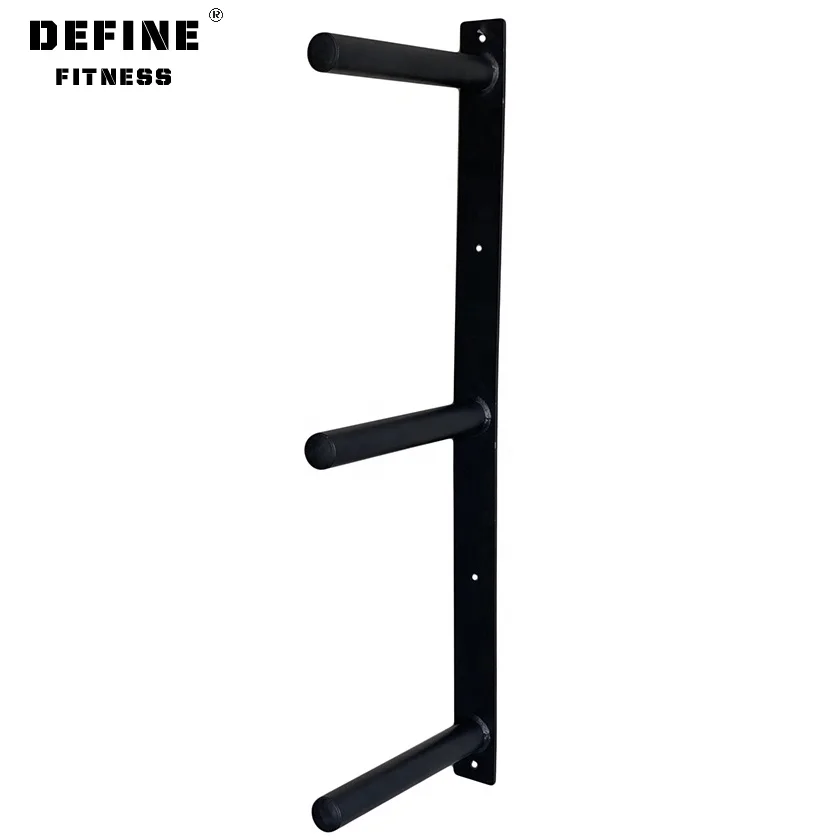 

Weight Bumper Plate Wall Storage Rack Gym weight plate storage rack, Black matt