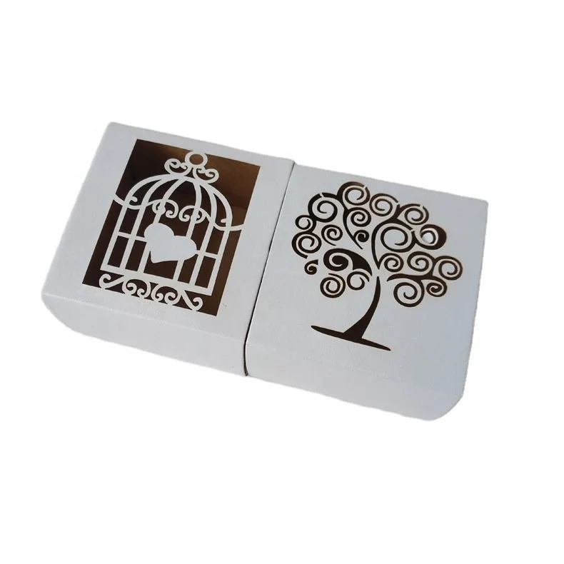 

Sweet Love Birdcage Love Tree Design Wedding Favor Box, As the photo