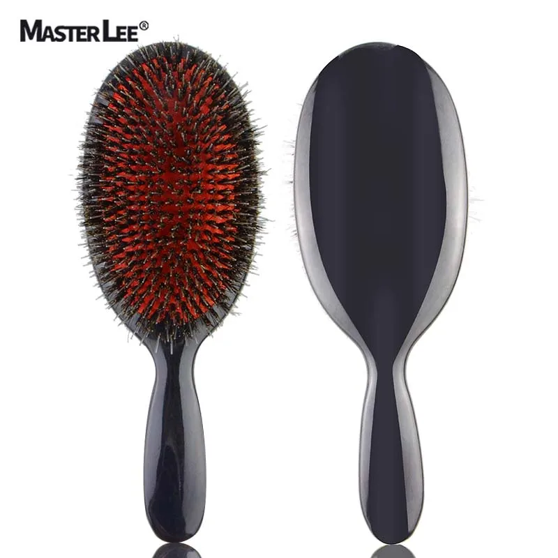 

Masterlee Natural Boar Bristle Hair Brush Wet Hair Scalp Massage Wooden Hair Comb