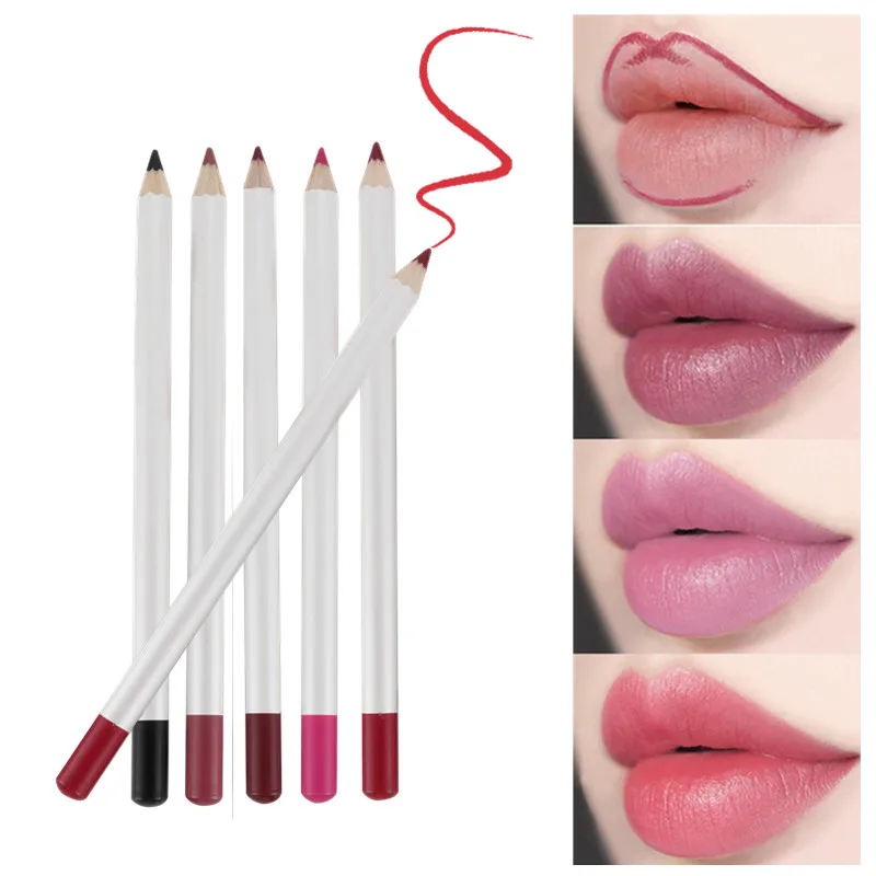 

Wholesale waterproof long-lasting private label lip liner matte makeup smoothly lipliner pencil