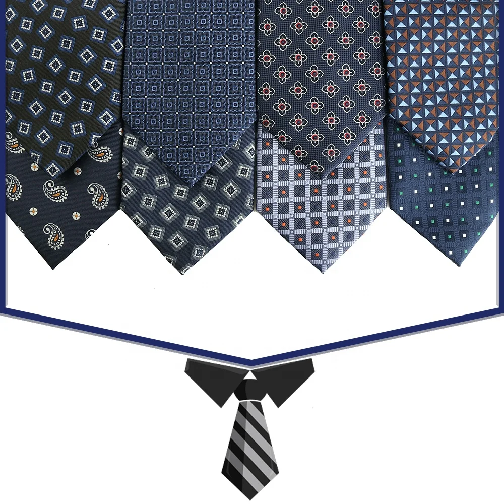 

New Design Neckties Color Paisley Fashion Neck Ties for Men in Polyester Wholesale Custom Neck Ties