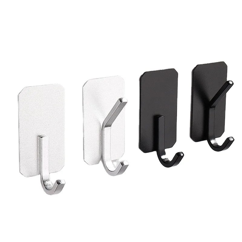 

Glass Mounted Robe Hook Double Sided Wall Hook Adhensive Kitchen Towel Hook