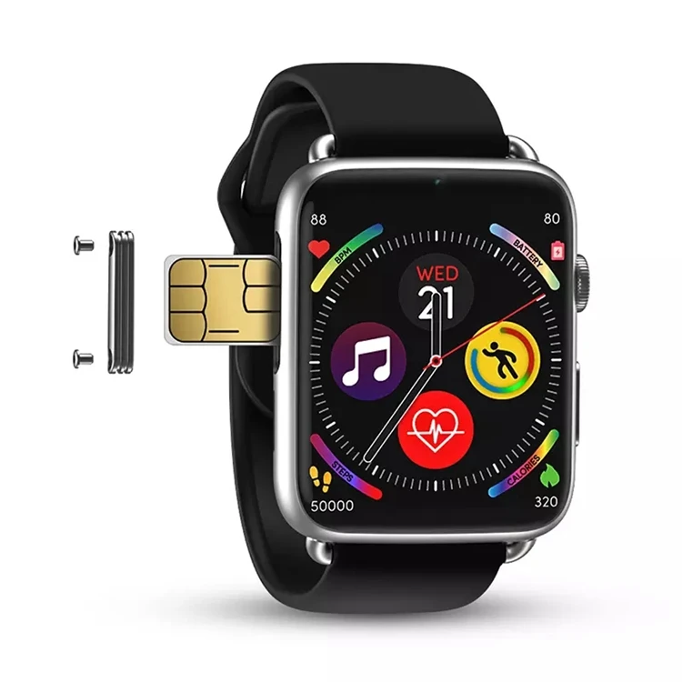 

Fashion design android 7.0 4G sim card watch dm20 smart watch 4+64G support Heart rate Calls GPS WIFI