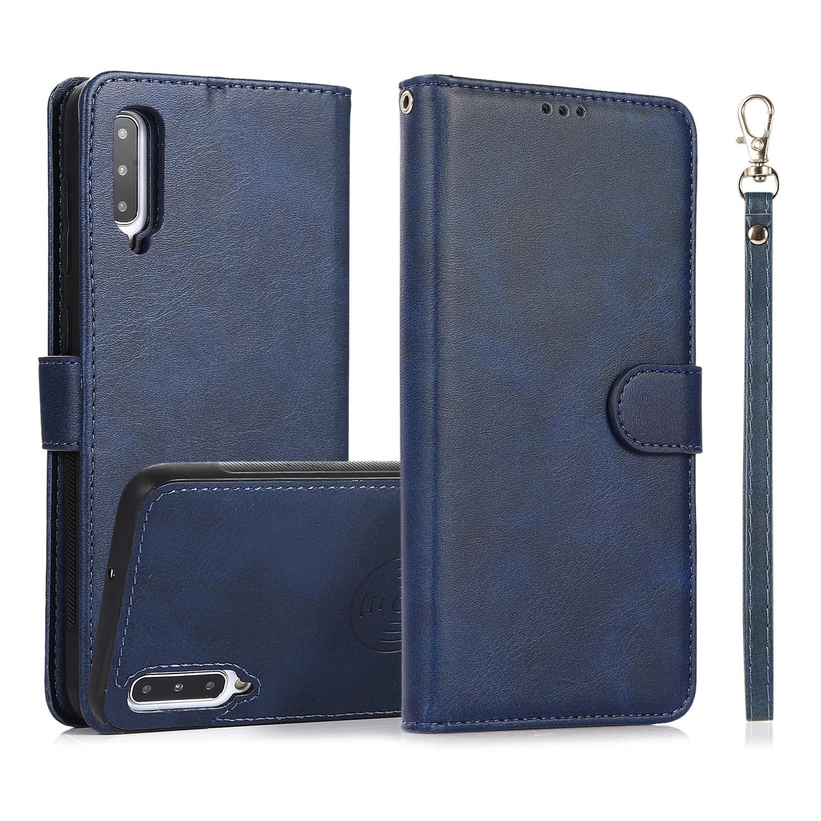 

Luxury 2 IN 1 Skin Leather Flip Book Cover Magnetic Wallet Case For Samsung A11 A21 A41 A51 A71 A81 A91 M11 A21S A50 A70