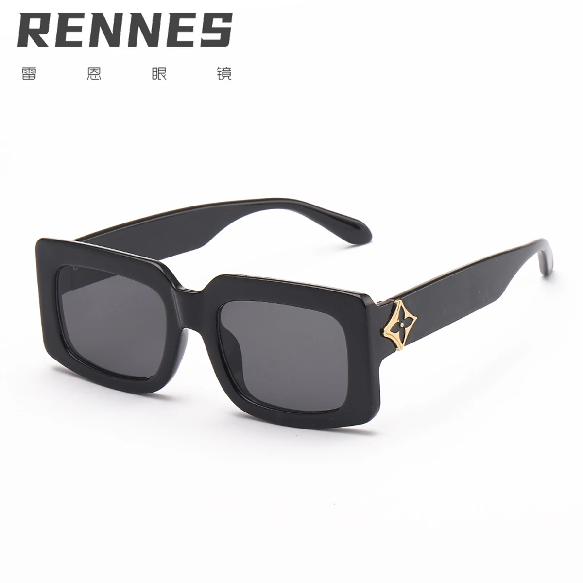 

RENNES 2021 European and American cross-border sunglasses women's glasses legs cross star accessories fashion sunglasses men