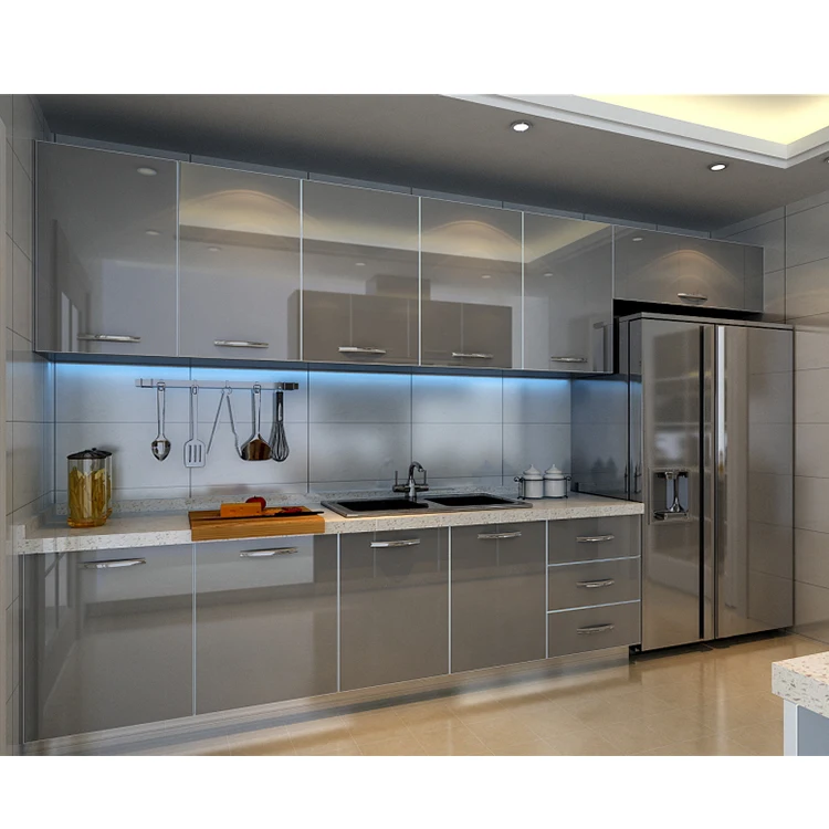 Customized Modern Modular Acquer Or Finish Kitchen Ready To