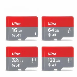 100% Real Capacity Ultra New 16GB 32GB 64GB 128GB Memory Card 80MB Class10 Micro TF SD Card with Adapter